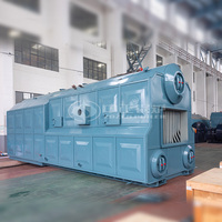 Chaudière à vapeur horizontale industrielle à tubes d'eau 20 T/H pour coques de riz, directement de l'usine chinoise, meilleur prix pour moulin à riz