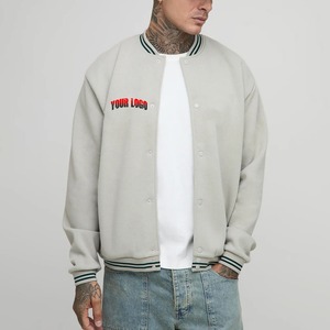 Veste universitaire en laine tendance pour homme 2026, décontractée, pour le sport de plein air, la randonnée, veste de baseball à boutons - Product Image 4