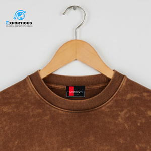 Custom Design Acid Wash Solid Unisex Vintage <b>Hooded</b> Pullover Sweatshirts 100% Cotton <b>Fleece</b> Breathable Quick Dry Winter for <b>Men</b> - Product Image 2