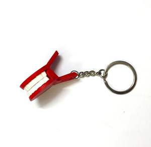 พวงกุญแจพลาสติกขนาดเล็ก รูปฟันกรงเล็บ ทำจาก PVC สำหรับคลินิกทันตกรรม ใช้เป็นเครื่องมือทันตกรรม หรือจี้แฟชั่น หรือพวงกุญแจรูปฟันปลอม - Product Image 3