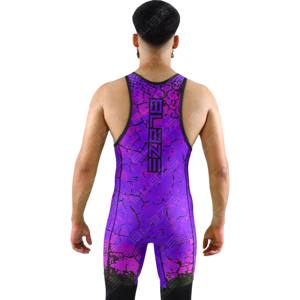 Anti-rides hommes lutte Singlet Premium qualité Gym porter dernières conceptions Offre Spéciale lutte Singlet avec Logo personnalisé/couleur - Product Image 5