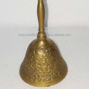 Cloche de prière faite à la main avec métal en laiton de qualité supérieure, idéale pour la décoration de la prière et la célébration - Product Image 2