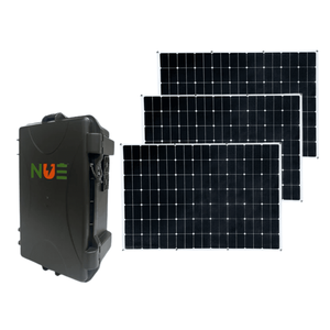 Station d'alimentation portable NUE SunCase 2425 |   2 400 W / 2 560 Wh |   Boîtier robuste IP55 |   Charge solaire + charge AC |   Bluetooth |   Ensemble - Product Image 1