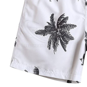Pantalones cortos estampados personalizados para hombre para ropa informal Proveedor OEM Pantalones cortos de playa disponibles a granel a precio de fábrica - Product Image 2