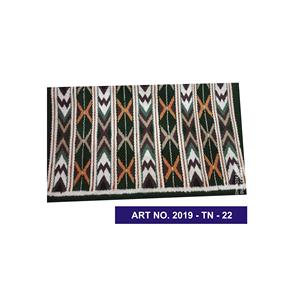 Tapis de selle de dressage anglais de haute qualité mince conception occidentale nouvelle-zélande laine polyester remplissage polycoton doublure personnalisée - Product Image 6