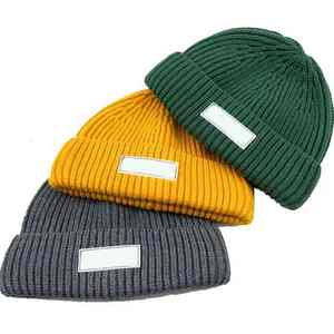 Wholesale Customized Fashion Beanies <b>Hats</b> All Over logo <b>Knitted</b> New Design Fashion Beanie <b>For</b> <b>Men</b> - Product Image 6