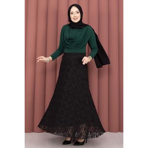 Hauts en tricot drapé pour femmes Sandy Body Emerald, design élégant et féminin - Product Image 2