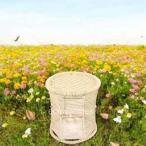 Tabouret moderne en bambou fait à la main Console incrustée d'os pouf intérieur et extérieur pour hôtels, écoles, meubles décoratifs de chambre à coucher relaxants - Product Image 2