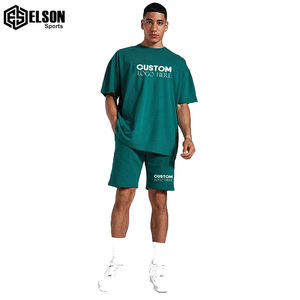 Ensemble Veste Courte Coupe-Vent Brodée Personnalisée Cargo Zip Up Nylon Polyester Streetwear Hommes Ensemble de Veste Courte Coupe-Vent - Product Image 6