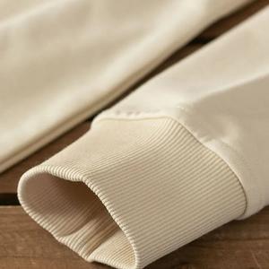 Sudadera con capucha y cremallera de mezcla de algodón para hombre, sudadera con cremallera frontal completa de estilo informal básico con logotipo personalizado, suministro de fábrica - Product Image 5