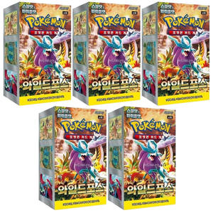 Para Pokemon versión coreana tarjeta coleccionable Scarlet Violet Wild Force 5 Box Set Envío Gratis entrega rápida producto más Popular - Product Image 1