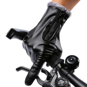 ถุงมือหนังแกะสีดำแนววินเทจแห้งเร็วน้ำหนักเบา2026สำหรับเดินทางกีฬาฤดูหนาวขี่จักรยานตกปลา - Product Image 2