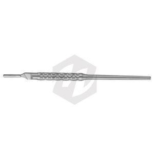 Vente en gros 145mm 5.34 pouces en acier inoxydable droit n ° 3 poignée de scalpel manuel non stérile Instruments médicaux norme de sécurité MOL - Product Image 4