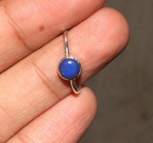 Bague en argent sterling 925 avec pierres précieuses Sodalite Bijoux faits à la main Bague cadeau en cristal bleu élégant pour femme - Product Image 1