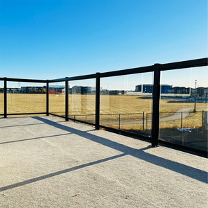 Barandillas <span class=keywords><strong>de</strong></span> Balcón para Exteriores para Casas Modernas, Barandilla <span class=keywords><strong>de</strong></span> Escalera <span class=keywords><strong>de</strong></span> Aluminio y <span class=keywords><strong>Vidrio</strong></span> Personalizada para Exteriores - Product Image 3