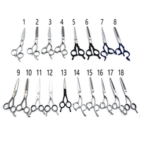 Ciseaux de coiffure professionnels MACLURA SURGICAL en acier inoxydable avec lames réglables à vis, 6 pouces et 6,5 pouces