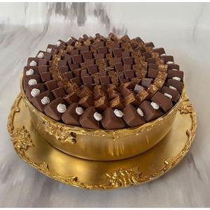 Creative Quality <b>Large</b> Size Chocolate <b>Serving</b> <b>Platters</b> Sweet Server Gold Tableware Chocolate Bowl for Wedding Parties Use - Product Image 1
