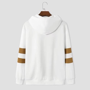 Wholesale High Quality Luxury Custom Pullover Hoodies Heavyweight Premium Cotton Blended Dropmshoulder Men Hoodies - Product Image 5