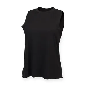 Camiseta Promocional Personalizable de Cuello Alto y Abertura Lateral para Mujer, de Alta Visibilidad - Product Image 5
