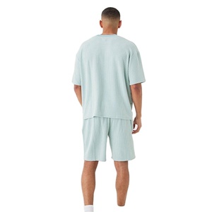 Nouvelle tenue décontractée pour homme, coupe ajustée, matière personnalisée, confortable, prix de gros, vêtement de mode uni et léger - Product Image 5
