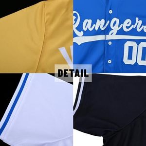 Maillot de baseball sublimé à marque privée, uniforme d'équipe sportive, manches courtes, coupe décontractée, maillot de baseball/softball athlétique doux - Product Image 4
