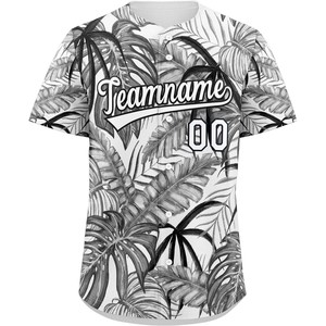 Camiseta de Béisbol al por Mayor con Estampado Gráfico a Todo Color, Transpirable, de Poliéster, con Botones, Ropa Deportiva, Producción Personalizada por Sublimación - Product Image 3