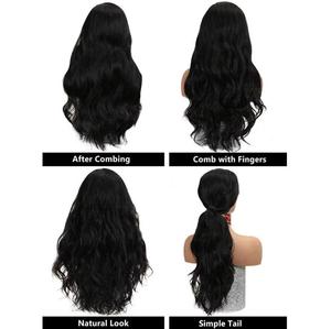 Doble dibujado Virgen 100% Remy Paquetes de cabello indio Máquina de ondas rectas sedosas Extensiones de cabello tejido de trama doble Cutícula - Product Image 3