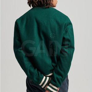 Fournir la chaleur et la fonction d'une veste d'hiver standard Veste Letterman durable pour les hommes - Product Image 3