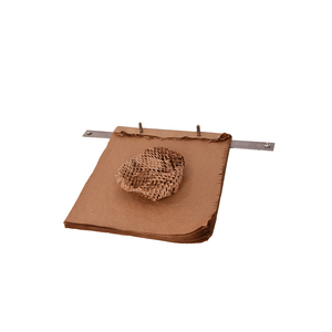 Feuilles de papier d'emballage, 50 pièces, en Kraft, avec Logo nid d'abeille, emballage cadeau - Product Image 4