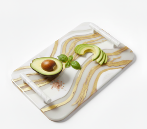 Tabla de Cortar de Resina de Mármol de Diseño de Alta Calidad, Hecha a Mano, Natural, Ecológica y Duradera para el Hogar, Hotel o Restaurante - Product Image 6