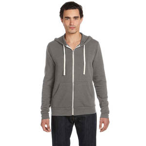 Sudadera con Capucha de Invierno para Hombre, de Alta Calidad, Personalizada con Logotipo Frontal, Cierre de Cremallera, Algodón French Terry, Corte Holgado, Ecológica y Térmica - Product Image 4