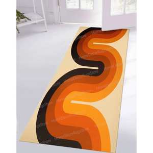Scandinavian Printed <b>Rug</b>: Modern, Bohemian, Luxury, Pet-Friendly Decor,<b>Chenille</b> <b>Rug</b> - Product Image 5
