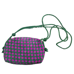 新款时尚紫色和绿色户外手摇手工麂皮懒散单肩手提袋流浪汉式女士手提包