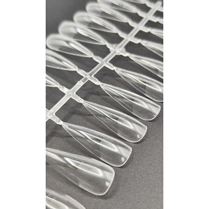 Kaitei Tips Faux ongles en gel souple forme stiletto, couvrance totale, à presser, pour manucure, vente en gros, OEM - Product Image 3