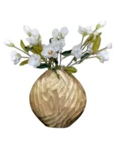 Vase à fleurs en laiton de qualité créative, décorations florales pour la maison, mariage, vase de table pour le salon, prix écologique - Product Image 4