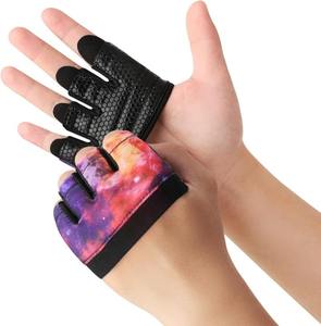 Protège-mains en silicone pour la musculation, protection complète de la paume avec une adhérence supplémentaire pour les hommes et les femmes, entraînement en salle de sport - Product Image 4