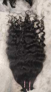 12a Raw Indian Temple Extensiones de cabello alineado con cutícula Cabello humano virgen sin procesar - Product Image 5
