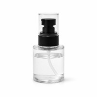 Flacon pompe cylindrique en PET de 60 ml pour sérum, emballage cosmétique pour parfum, huile pour le visage, lotion, couleur personnalisée, logo, sérigraphie, OEM