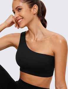 Soutien-gorge de sport à une épaule de haute qualité confortable respirant pour Yoga Gym léger Style Simple grande taille amical - Product Image 2