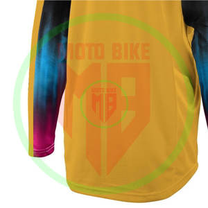 Maillot de motocross en polyester 100% avec sublimation personnalisée, maillot de motocross sublimé personnalisé, vêtements de course, maillot de motocross à manches longues - Product Image 6