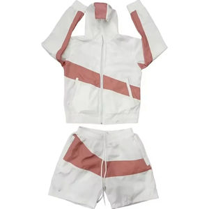 2025 personnalisé hommes coupe-vent survêtement ensemble solide été haute qualité respirant Nylon court et décontracté coupe séchage rapide grande taille - Product Image 6