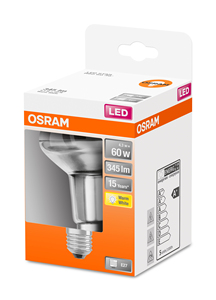 Lámpara LED Star R80 E27 4.3W 2700K 345Lm con Reflector de Cristal (Osram 4058075433304) - Product Image 2