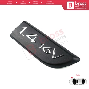 ตราสัญลักษณ์ BSP564-2 สีดำ 1.4 16V ด้านขวา สำหรับรถยนต์ Megane MK2 Scenic MK2 8200209128 - Product Image 2