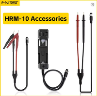 FNIRSI Batterie HRM-10 Compteur de résistance interne Kelvin Clip 18650 26650 Test Sonde Stylo Batterie Clip Connecteur Circulaire
