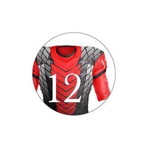 Großhandel Hochwertige American Football Uniform Komfortabel Bestes Design Voll Sublimation Flagge Fußball Uniform Oem - Product Image 3