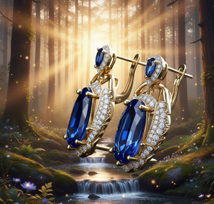 Pendientes de Plata de Ley 925 al por Mayor, con Hidro Verde en Varias Formas, Chapados en Oro de 18K, Joyería de Fabricante - Product Image 5