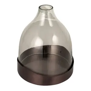 Plaqué argent Vente chaude Design élégant Vase à fleurs en forme personnalisée pour table et décoration Pot à fleurs à usage - Product Image 5