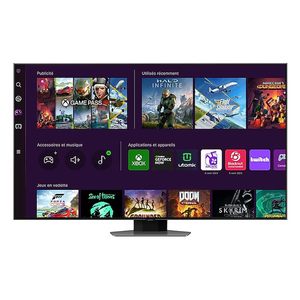 55-Inch QLED Smart LED <b>TV</b> 4K HDR with 120Hz Refresh Rate Wi-Fi <b>USB</b> Interface Black Cabinet - Product Image 3
