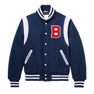 Sweat Vintage Casual Unisex Streetwear Manteaux avec Patch Vestes Hommes Varsity College Jacket Baseball Bomber Jacket - Product Image 2