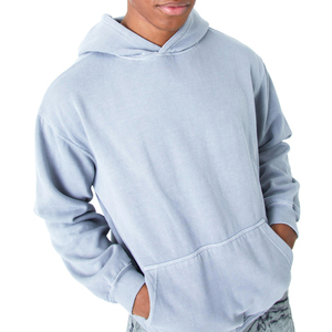 Último diseño de peso pesado Vintage Logo impreso hombres sudaderas con capucha/último estilo mejor precio Casual Wear hombres sudaderas con capucha - Product Image 1